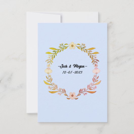 Weddenschap Hartelijk dank Bedankkaart (Achterkant)