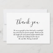 Weddenschap Hartelijk dank Bedankkaart (Achterkant)
