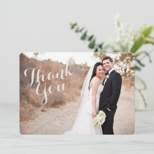 Weddenschap Hartelijk dank Bedankkaart (Staand voorkant)