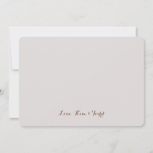 Weddenschap Hartelijk dank Bedankkaart (Achterkant)