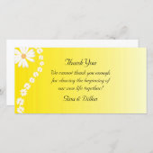 Weddenschap Hartelijk dank Bedankkaart (Voorkant / Achterkant)