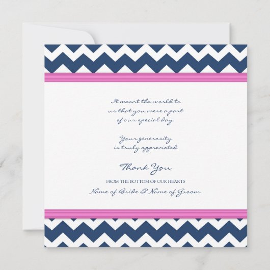 Weddenschap Hartelijk dank Bedankkaart (Achterkant)