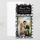 Weddenschap Hartelijk dank Bedankkaart (Voorkant / Achterkant)
