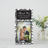 Weddenschap Hartelijk dank Bedankkaart (Staand voorkant)