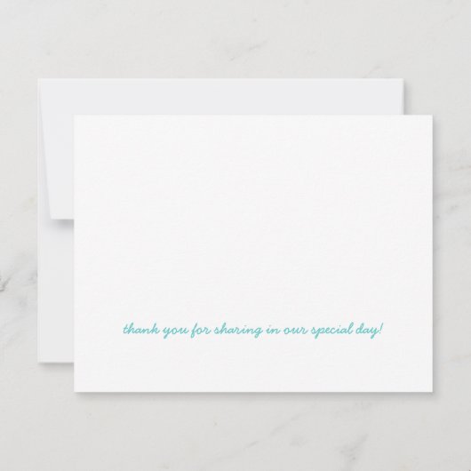 Weddenschap Hartelijk dank Bedankkaart (Achterkant)