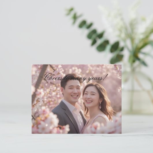 Weddenschap Hartelijk dank Bedankkaart (Staand voorkant)