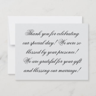 Weddenschap Hartelijk dank Bedankkaart