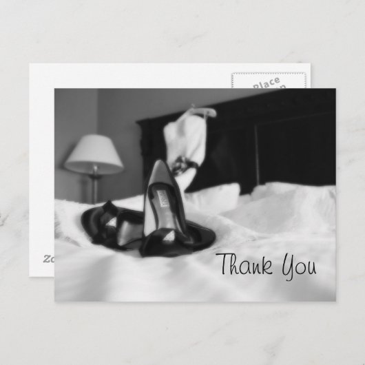 Weddenschap Hartelijk dank Briefkaart (Voorkant / Achterkant)