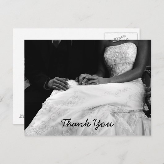 Weddenschap Hartelijk dank Briefkaart (Voorkant / Achterkant)