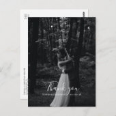 Weddenschap Hartelijk dank Briefkaart fotokaart (Voorkant / Achterkant)