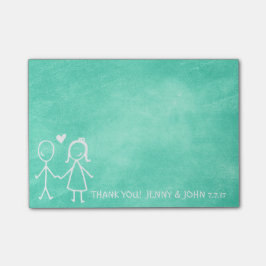 Weddenschap Hartelijk dank Chalkboard MI Aquamarin Post-it® Notes