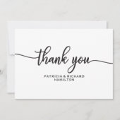 Weddenschap Hartelijk dank - Eenvoudige grafische  Kaart (Voorkant)