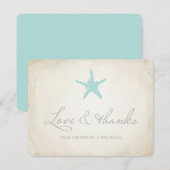 Weddenschap Hartelijk dank, elke bruiloft Kaart (Voorkant / Achterkant)