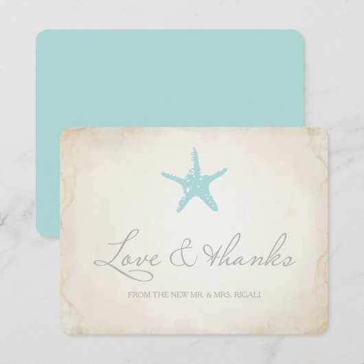 Weddenschap Hartelijk dank, elke bruiloft Kaart (Voorkant / Achterkant)