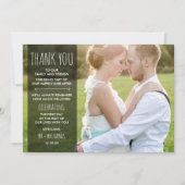 Weddenschap Hartelijk dank - Flatte Kaart (Voorkant)