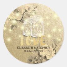 Weddenschap Hartelijk dank Floral Mason Jar String