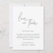 Weddenschap Hartelijk dank | Foto Boho Dank u Bedankkaart (Achterkant)