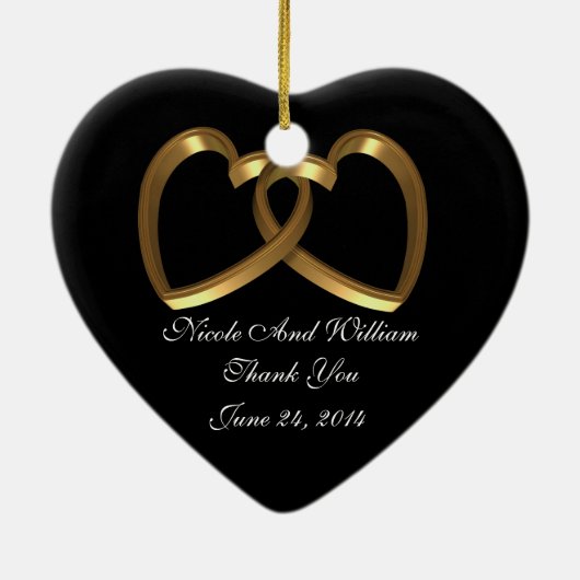 Weddenschap Hartelijk dank Foto Ornament (Achterkant)