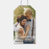 Weddenschap Hartelijk dank Foto voor cadeauLabels (Voorkant)