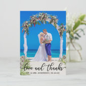 Weddenschap Hartelijk dank Foto's en Bedankt kaart (Staand voorkant)