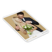 Weddenschap Hartelijk dank, Foto's & Namen Magneet (Rechterzijde)