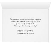 Weddenschap Hartelijk dank, herfst Maple Leaves Pu (Binnen Horizontaal (Onder))