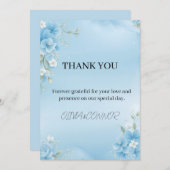 Weddenschap Hartelijk dank Kaart (Voorkant / Achterkant)