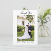 Weddenschap Hartelijk dank Kaart (Staand voorkant)