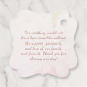 Weddenschap Hartelijk dank Mason Jar String Light  Bedankjes Labels (Achterkant)