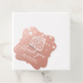 Weddenschap Hartelijk dank Mason Jar String Light  Bedankjes Labels (In situ)