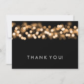 Weddenschap Hartelijk dank Noteer Gold Hollywood G Bedankkaart (Voorkant)