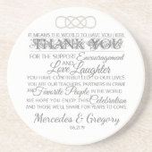 Weddenschap Hartelijk dank Onderzetters (Voorkant)