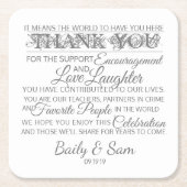 Weddenschap Hartelijk dank Onderzetters (Voorkant)