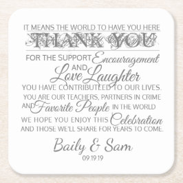 Weddenschap Hartelijk dank Onderzetters