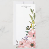 Weddenschap Hartelijk dank Plaats kaart - Roos the (Achterkant)