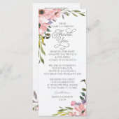 Weddenschap Hartelijk dank Plaats kaart - Roos the (Voorkant / Achterkant)