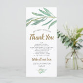 Weddenschap Hartelijk dank Plaats kaart - Rustic G (Staand voorkant)