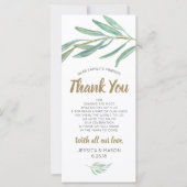 Weddenschap Hartelijk dank Plaats kaart - Rustic G (Voorkant)