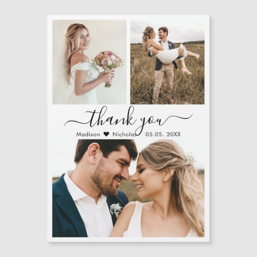 Weddenschap Hartelijk dank Schepje 3 Foto collage (Voorkant)