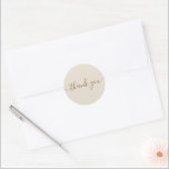 Weddenschap Hartelijk dank Stickers<br><div class="desc">Show uw dankbaarheid met deze mooie dank u stickers! Bijpassende bruiloft collectie beschikbaar!</div>