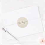 Weddenschap Hartelijk dank Stickers<br><div class="desc">Show uw dankbaarheid met deze mooie dank u stickers! Bijpassende bruiloft collectie beschikbaar!</div>