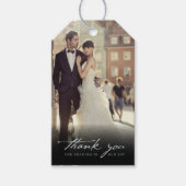 Weddenschap Hartelijk dank U handschrijf Labels me Cadeaulabel (Voorkant)