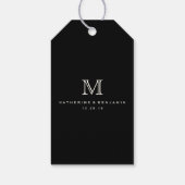 Weddenschap Hartelijk dank U handschrijf Labels me Cadeaulabel (Achterkant)