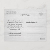 Weddenschap Hartelijk dank voor Champagne Glasses Briefkaart (Achterkant)