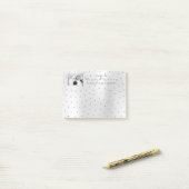 Weddenschap Hartelijk dank voor de foto Silver Gra Post-it® Notes (Op bureau)