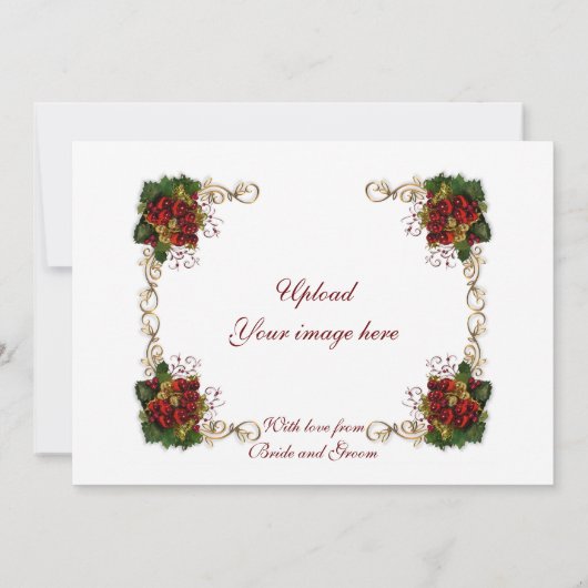 Weddenschap Hartelijk dank voor de kaart "Winter b (Achterkant)