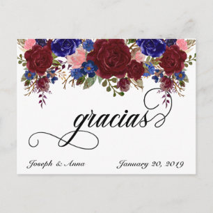 Weddenschap Hartelijk dank voor de Spaanse Gracias Briefkaart