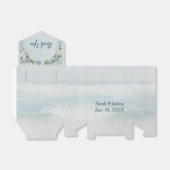 Weddenschap Hartelijk dank voor de Waterverf van d Bedankdoosjes (Uitgevouwen)