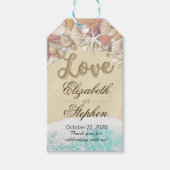 Weddenschap Hartelijk dank voor de zomerstrand Cadeaulabel (Voorkant)