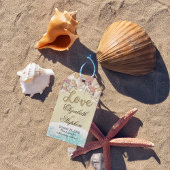 Weddenschap Hartelijk dank voor de zomerstrand Cadeaulabel